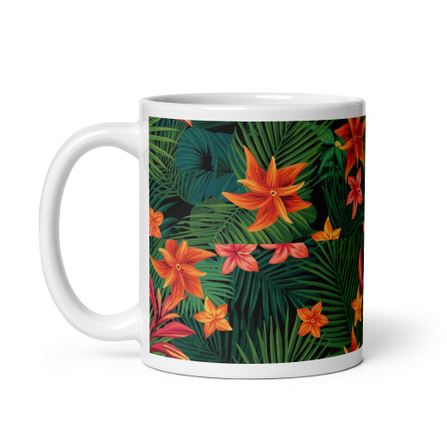 White Glossy Ceramic Mug — Classic Everyday Drinkware