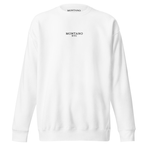 MONTANO NYC Premium Crewneck Sweatshirt – Light Colors