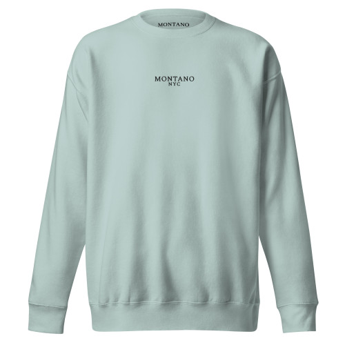 MONTANO NYC Premium Crewneck Sweatshirt – Light Colors