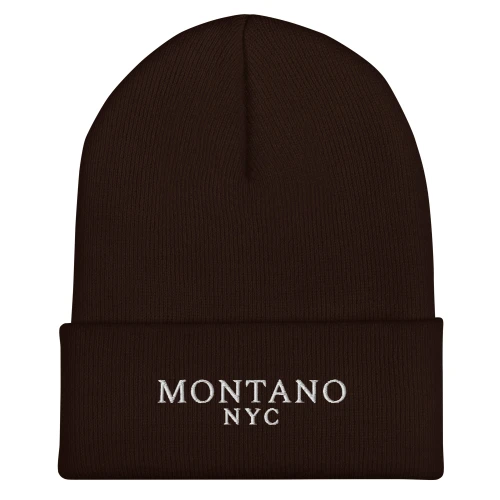 MONTANO NYC Cuffed Beanie – Dark Colors