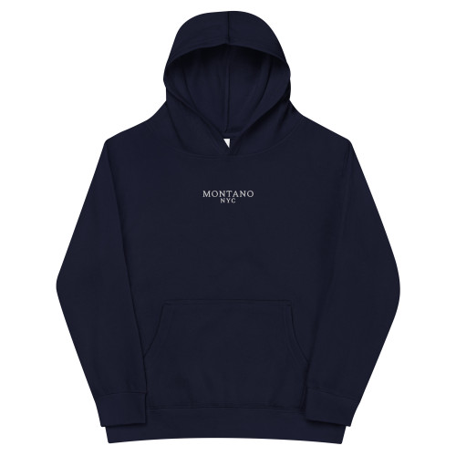 MONTANO NYC Premium Kids’ Fleece Hoodie – Dark Colors