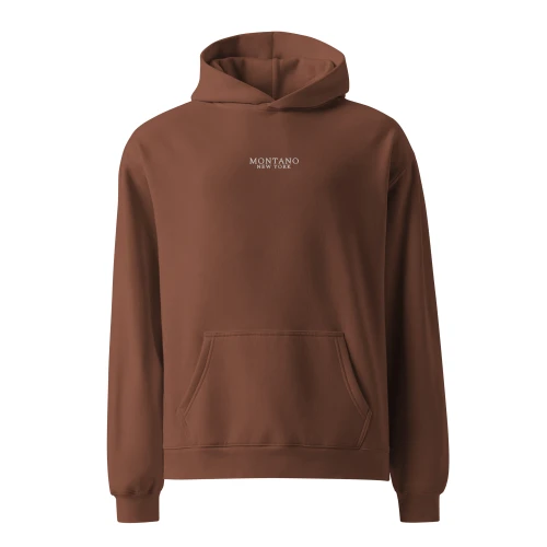 MONTANO NEW YORK Premium Oversized Hoodie – Dark Colors