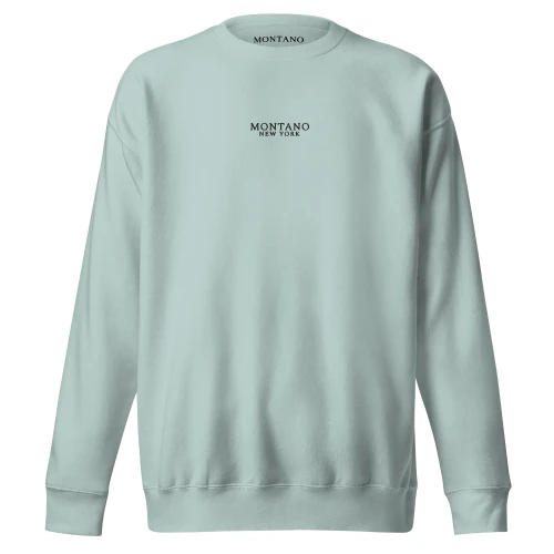 MONTANO New York Premium Crewneck Sweatshirt – Light Colors