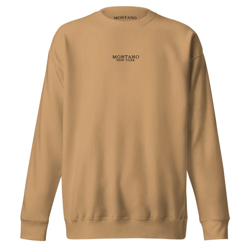 MONTANO New York Premium Crewneck Sweatshirt – Light Colors