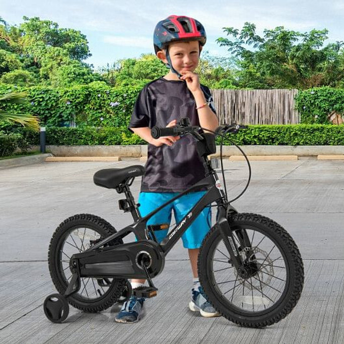 16 Inch Kids Bike Lightweight with 2 Removable Training Wheels for Aged 4-7-16 inches