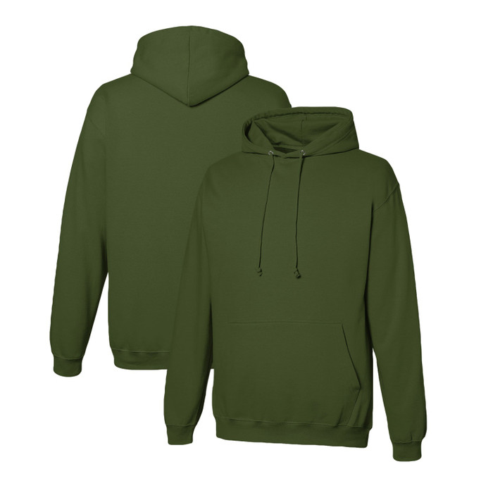 Venley Weighted Men's MADE IN THE USA Army Green Hoodie
