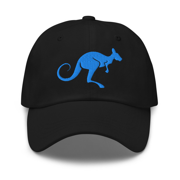 Kangaroo Silhouette Graphic Baseball Cap
