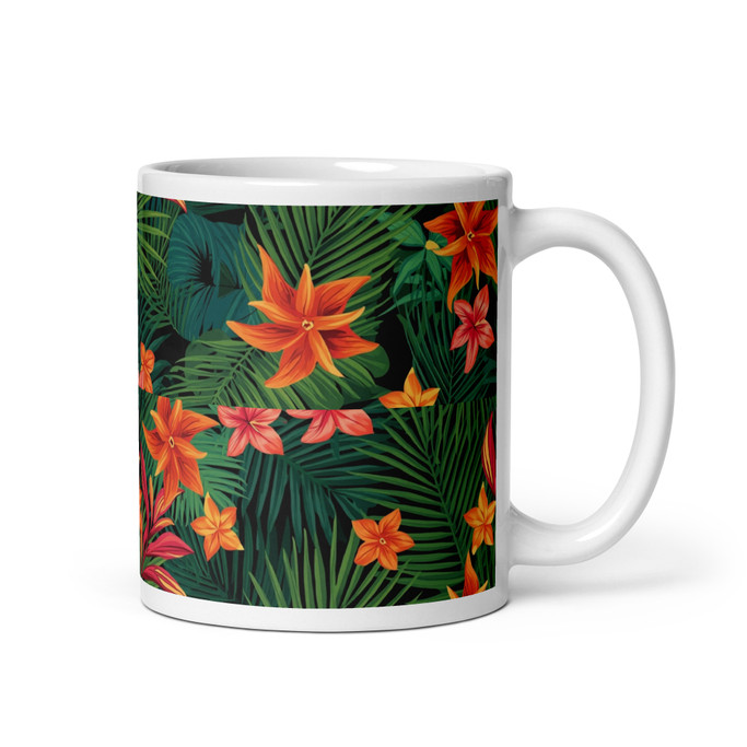 White Glossy Ceramic Mug — Classic Everyday Drinkware