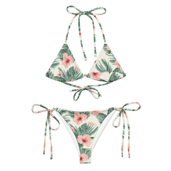 All-Over Print Recycled Bikini – Bold, Sexy & Eco-Conscious