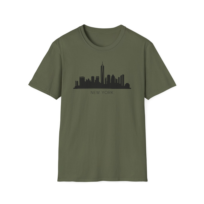 New York Skyline T-Shirt — Minimal Cityscape Tee