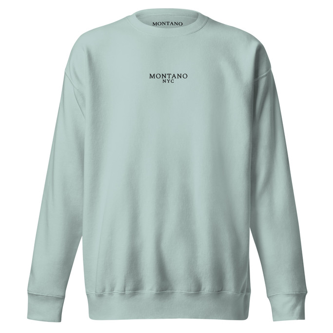 MONTANO NYC Premium Crewneck Sweatshirt – Light Colors