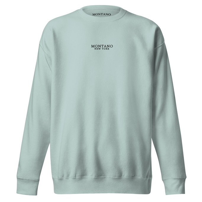 MONTANO New York Premium Crewneck Sweatshirt – Light Colors
