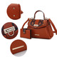 MKF Collection Geny Faux Snake Embossed Women Shoulder bag with matching Wallet by Mia K