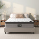 Assembled in USA - High Quality 12" King Diamond Innerspring Hybrid and Cooling Gel Memory Foam Mattress, Pressure Relief, and Motion Isolation, CertiPUR-US and Oeko TEX Certified