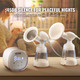 VEVOR Breast Pump Double Electric Breast Pumps 4 Mode & 16 Level 300mmHg Suction