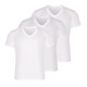 Bamboo V Neck T Shirts for Men Undershirt Tees 3 Pack Breathable and Moisture Wicking