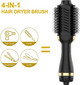 One Step Hair Dryer and Volumiser 1000W Blow Dryer Brush Hot Air Styling Brush Professional Hair Straightener Curler Travel Friendly Heated Hairbrush with Free Gift
