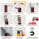3Pcs Corkscrew Bottle Opener Set Tool Foil Cutter Drip Collar Protector Cork Stopper Wine Bottle Cap Opener