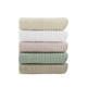 Oversized Quilted Throw with Scalloped Edges White 60x72"