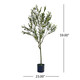 59 Inch Artificial Olive Tree, Large Olive Plants for Home Decor and Housewarming Gift