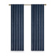 Room Darkening Poly Velvet Rod Pocket/Back Tab Curtain Panel Pair(2 Pcs Window Panels)