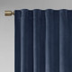 Room Darkening Poly Velvet Rod Pocket/Back Tab Curtain Panel Pair(2 Pcs Window Panels)