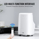 VEVOR Portable Air Conditioner 12k BTU 3 in 1 AC Cool Dehumidifier Fan