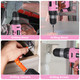 Cordless Drill Kit, 20V Electric Drill with Battery and Charger Pink DIY Power Tools Rechargeable Lithium Drill Kit 20V 12V Screwdriver, Valentine's Day Gift for Your Beloved One