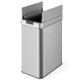 13.2 Gal Stainless Steel Frame Slim Kitchen Trash Can with Wing Lids