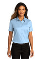 Port Authority Ladies Short Sleeve SuperPro React Twill Shirt LW809