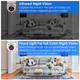E27 WiFi Bulb Camera 1080P FHD WiFi IP Pan Tilt Security Surveillance Camera