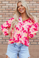 Tessa Floral Buttoned Shirt.
