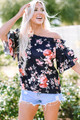 Savanna Ruffle Off Shoulder Flounce Sleeve Blouse