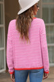 Madelynn Striped Drop Shoulder Sweater