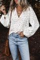 Paige Eyelet Embroidered Puff Sleeve Blouse