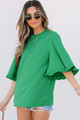 Holland Frilly Half Sleeve Blouse