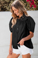 Elena Puff Sleeve Loose Shirt
