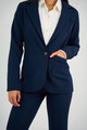 Single Button Blazer - Navy