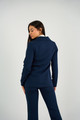 Single Button Blazer - Navy