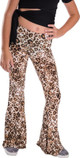 KIDS CHEETAH PRINT BELL BOTTOM PANTS