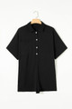 Nyomi Half Button Collared Loose Romper.