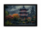 Maple Mountain Pagoda Framed Print
