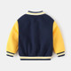 Varsity style baseball jacket for children aged 2 to 7 years