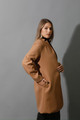 Woolen Short Coat - Camel