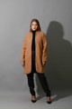 Woolen Short Coat - Camel