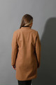 Woolen Short Coat - Camel