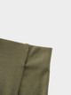 Panel Ribbed Skirt-Olive