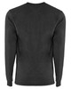 Heather Charcoal Sueded Crew Neck Long Sleeve T-Shirt