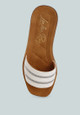 Zosaya Faux Zipper Detail Slip Ons