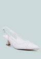 Siev Rhinestone Slingback Mules